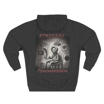 Fleece Hoodie - Existential Crisis Design "School boy"