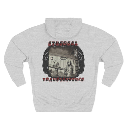 Fleece Hoodie - Existential Crisis Design "Feeling dizzy?"