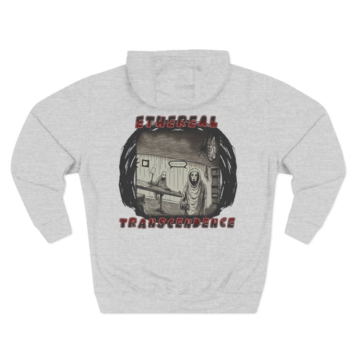 Fleece Hoodie - Existential Crisis Design "Feeling dizzy?"