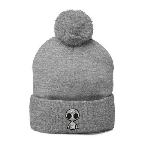 Ethereal Transcendence pom-pom knit cap