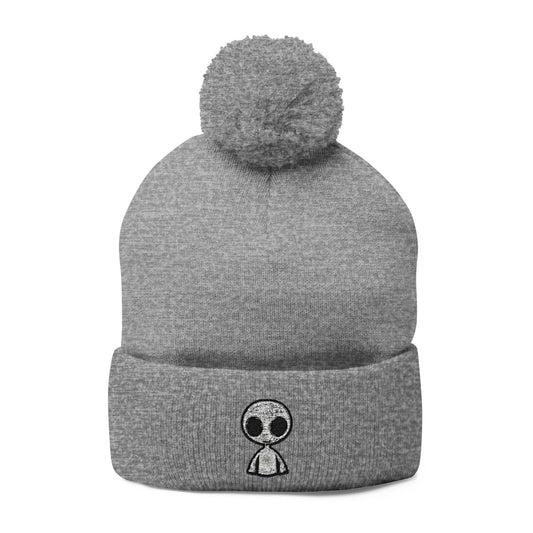 Ethereal Transcendence pom-pom knit cap