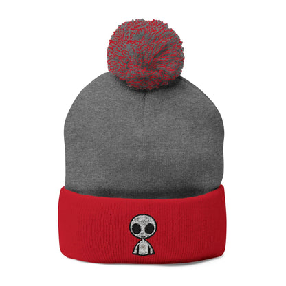 Ethereal Transcendence pom-pom knit cap