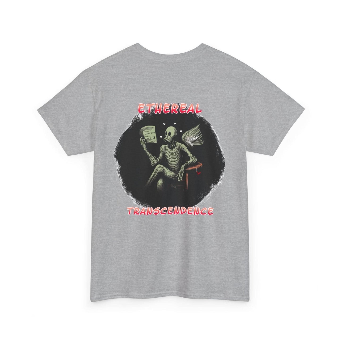 "How to be human" Unisex Heavy Cotton Tee, Casual T-Shirt, Graphic Tee, Unisex Top, Halloween Apparel, Unique Gift