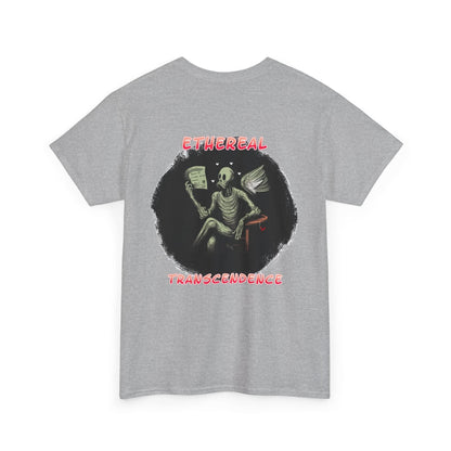 "How to be human" Unisex Heavy Cotton Tee, Casual T-Shirt, Graphic Tee, Unisex Top, Halloween Apparel, Unique Gift