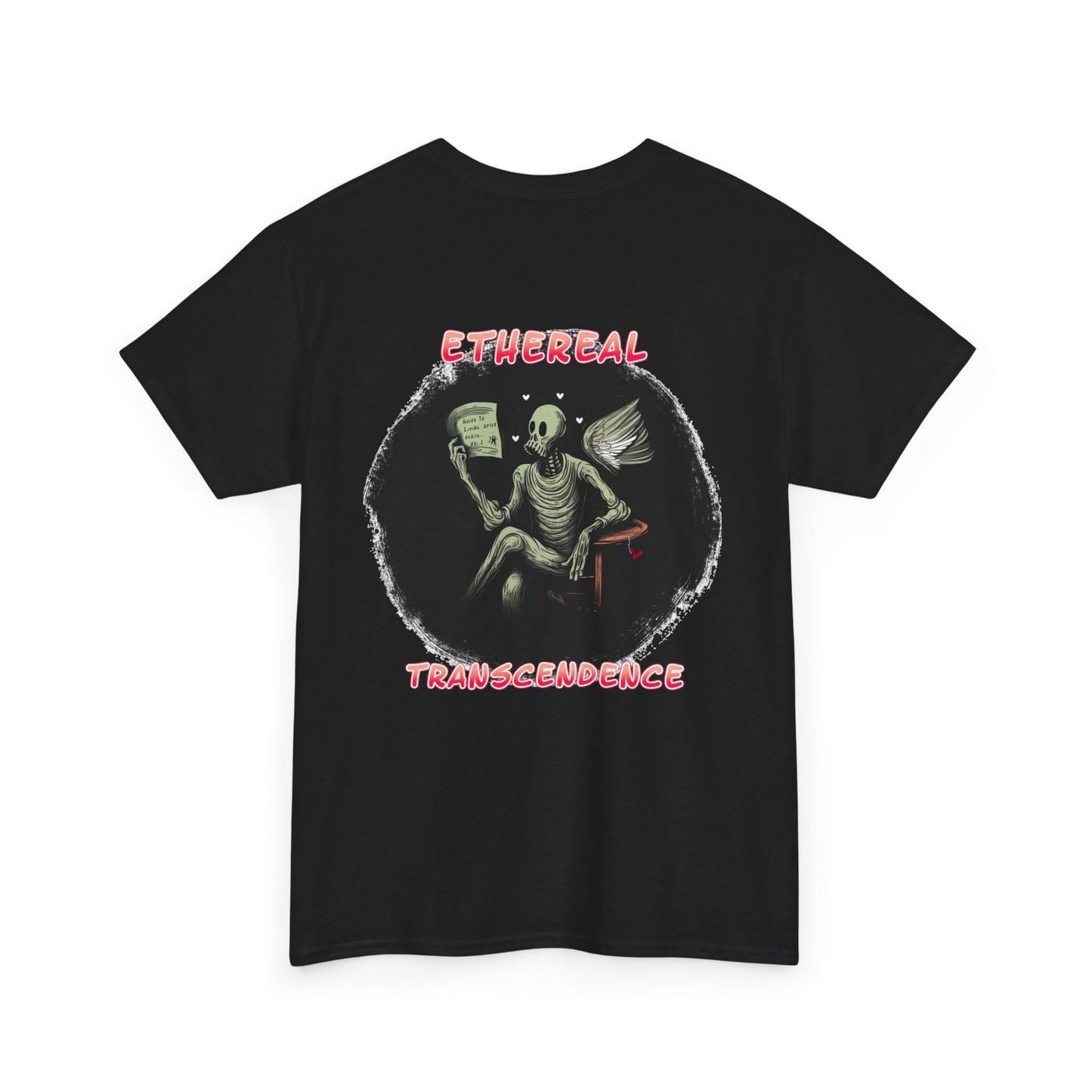 "How to be human" Unisex Heavy Cotton Tee, Casual T-Shirt, Graphic Tee, Unisex Top, Halloween Apparel, Unique Gift