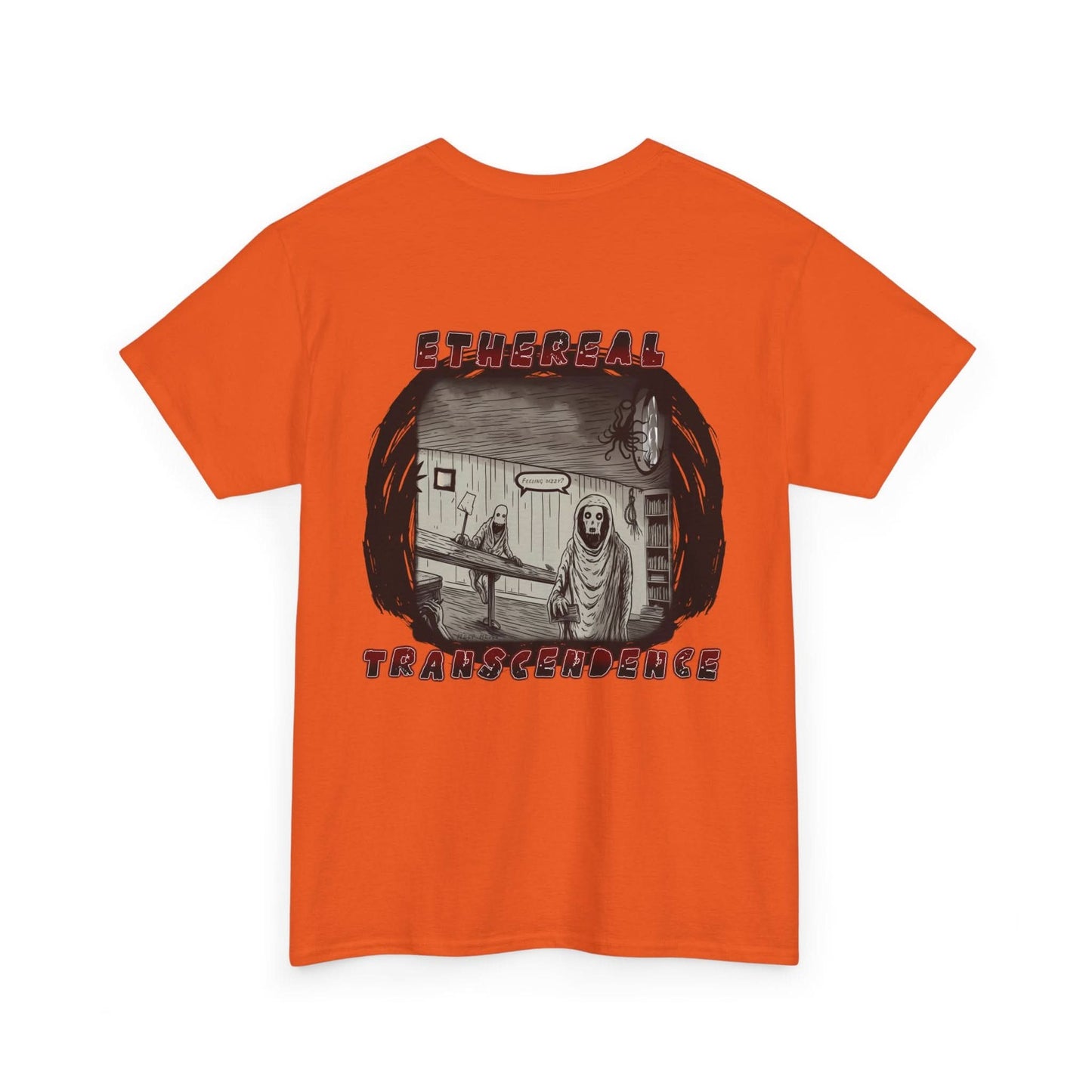 "Feeling dizzy?" Unisex Heavy Cotton Tee, Casual T-Shirt, Graphic Tee, Unisex Top, Halloween Apparel, Unique Gift