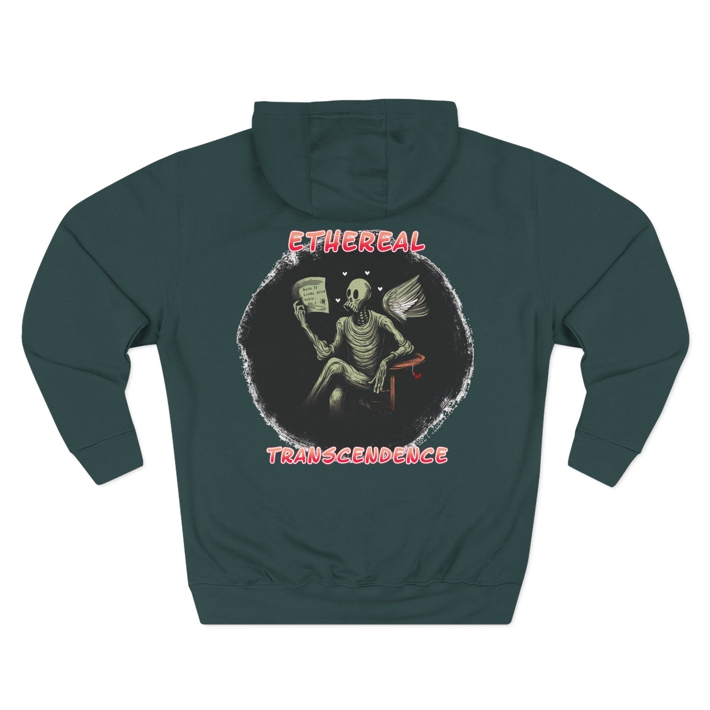 Fleece Hoodie - Existential Crisis Design "How to be Human"