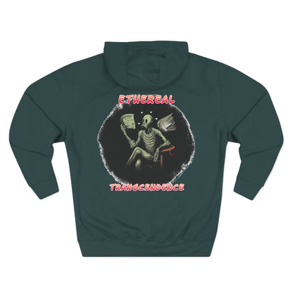 Fleece Hoodie - Existential Crisis Design "How to be Human"
