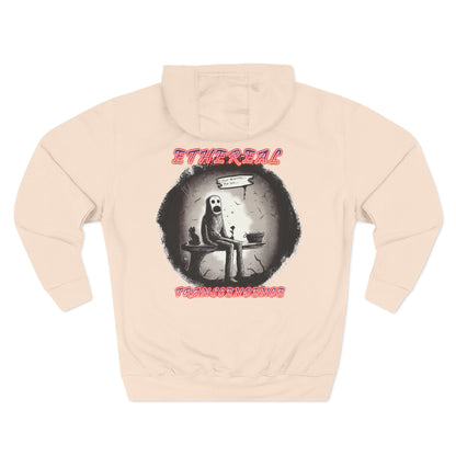 Fleece Hoodie - Existential Crisis Design "Waiting"