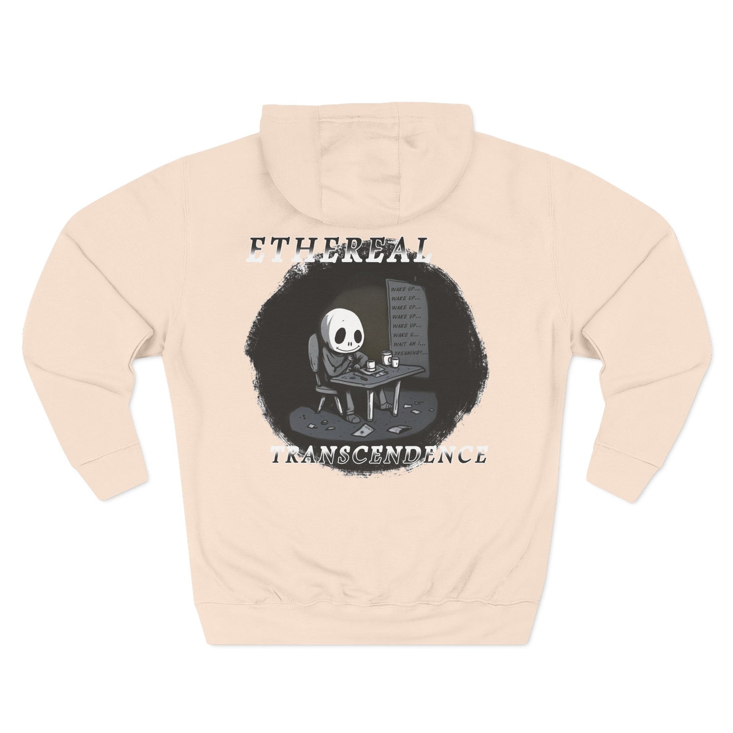 Fleece Hoodie - Existential Crisis Design "Am I dreaming?"