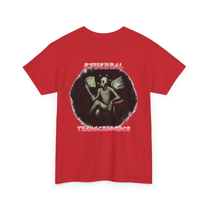 "How to be human" Unisex Heavy Cotton Tee, Casual T-Shirt, Graphic Tee, Unisex Top, Halloween Apparel, Unique Gift