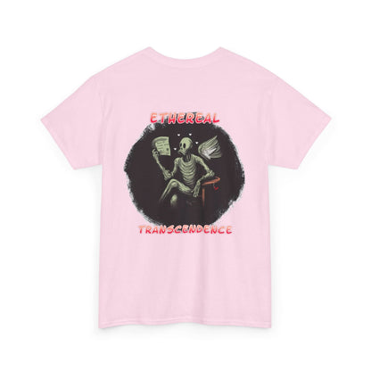 "How to be human" Unisex Heavy Cotton Tee, Casual T-Shirt, Graphic Tee, Unisex Top, Halloween Apparel, Unique Gift