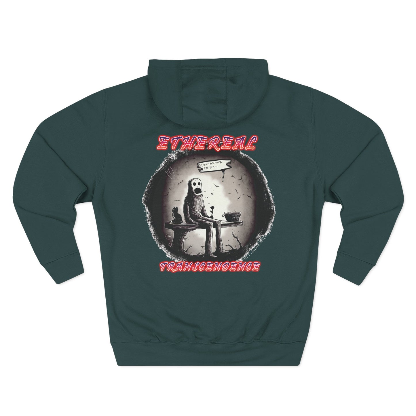 Fleece Hoodie - Existential Crisis Design "Waiting"