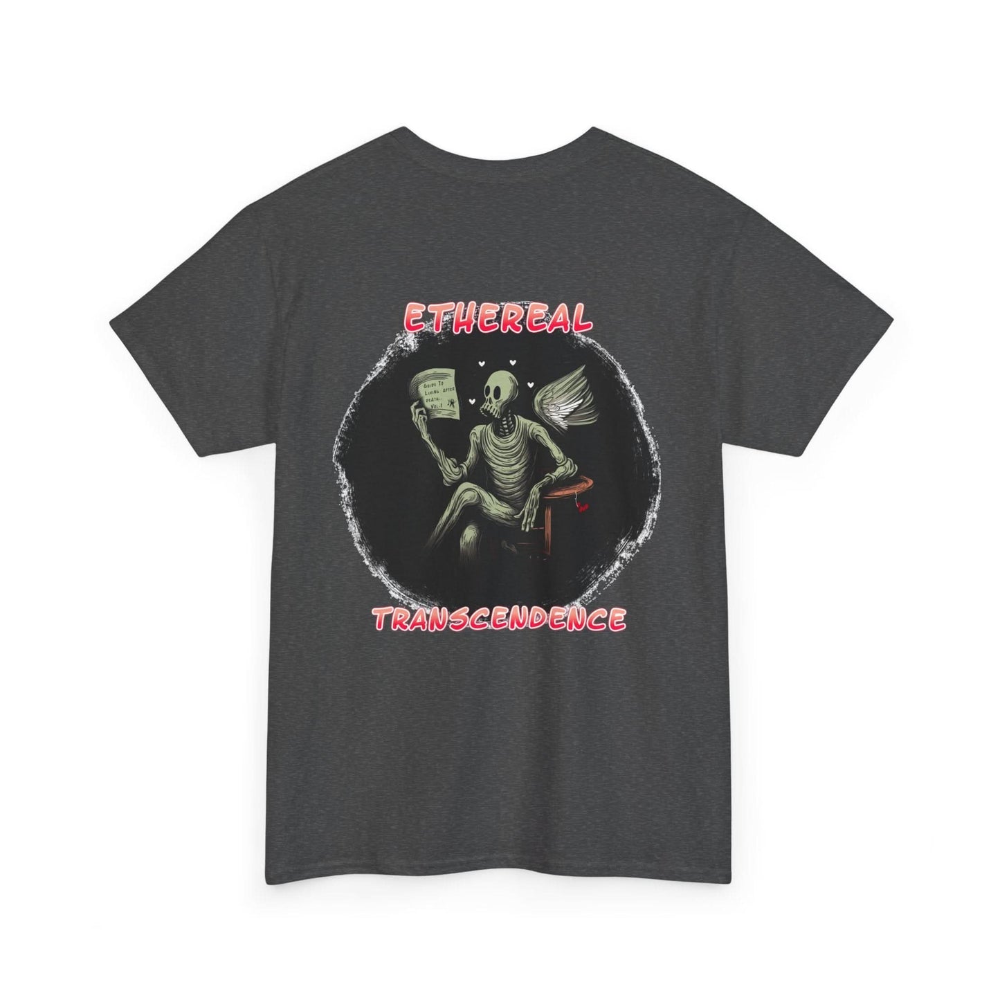 "How to be human" Unisex Heavy Cotton Tee, Casual T-Shirt, Graphic Tee, Unisex Top, Halloween Apparel, Unique Gift