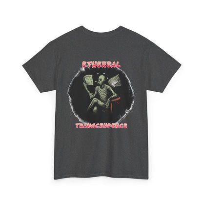 "How to be human" Unisex Heavy Cotton Tee, Casual T-Shirt, Graphic Tee, Unisex Top, Halloween Apparel, Unique Gift