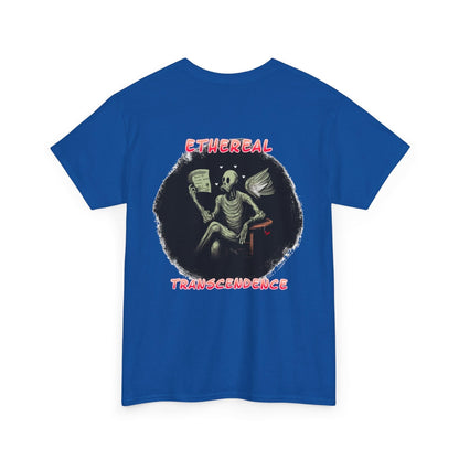 "How to be human" Unisex Heavy Cotton Tee, Casual T-Shirt, Graphic Tee, Unisex Top, Halloween Apparel, Unique Gift