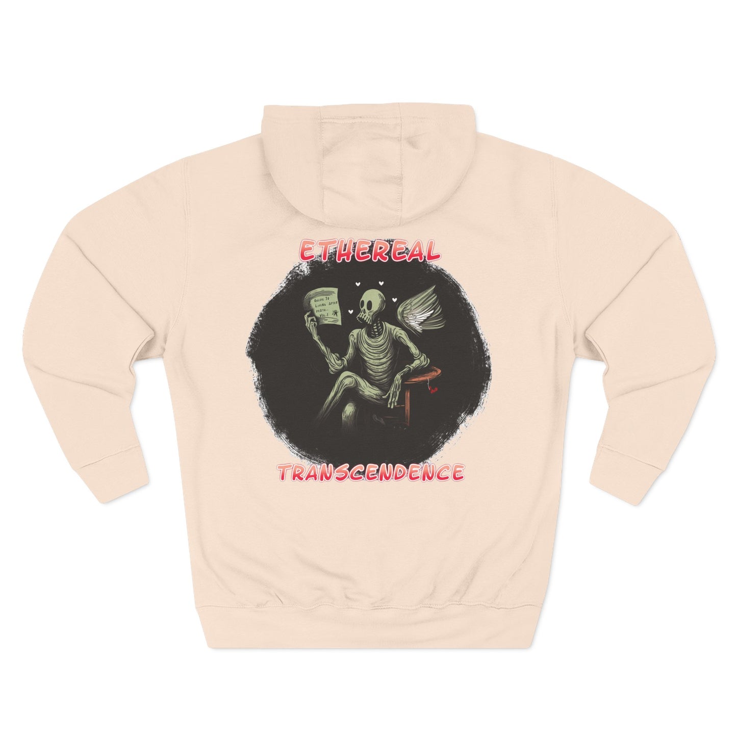 Fleece Hoodie - Existential Crisis Design "How to be Human"