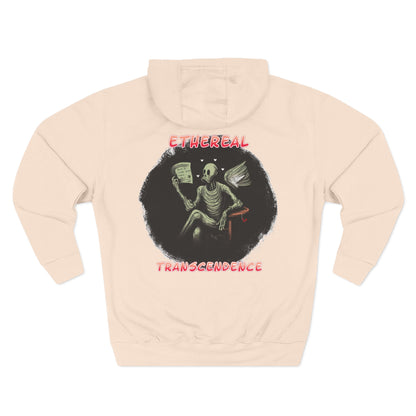 Fleece Hoodie - Existential Crisis Design "How to be Human"