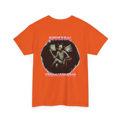 "How to be human" Unisex Heavy Cotton Tee, Casual T-Shirt, Graphic Tee, Unisex Top, Halloween Apparel, Unique Gift