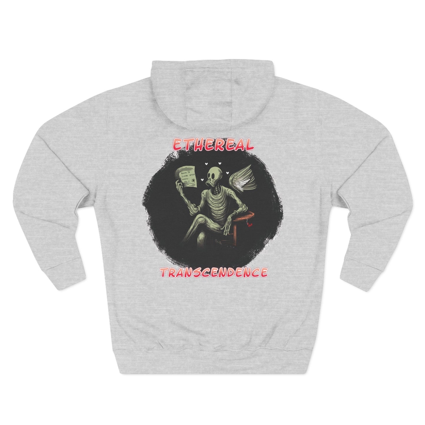 Fleece Hoodie - Existential Crisis Design "How to be Human"