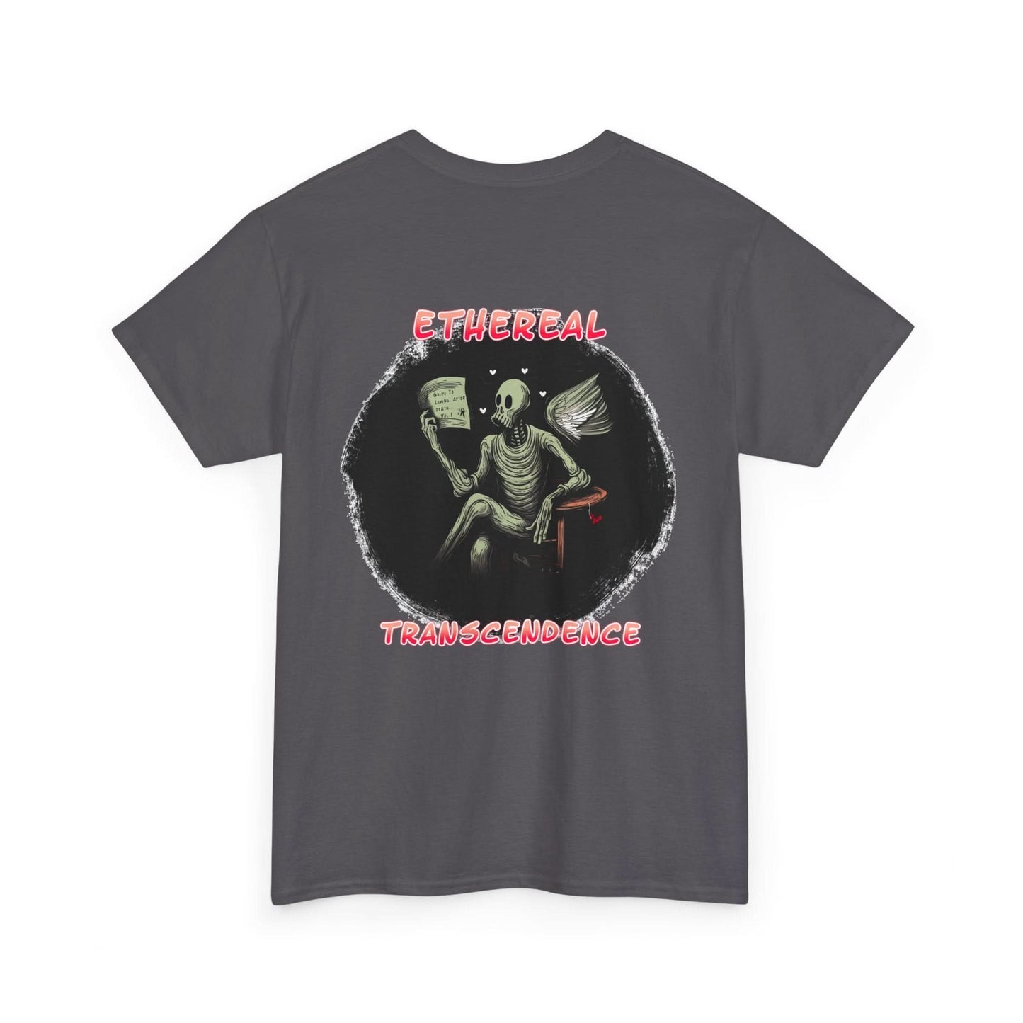 "How to be human" Unisex Heavy Cotton Tee, Casual T-Shirt, Graphic Tee, Unisex Top, Halloween Apparel, Unique Gift