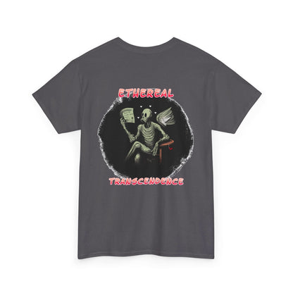 "How to be human" Unisex Heavy Cotton Tee, Casual T-Shirt, Graphic Tee, Unisex Top, Halloween Apparel, Unique Gift