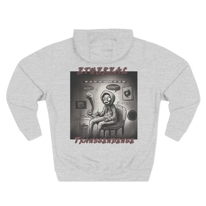 Fleece Hoodie - Existential Crisis Design "School boy"