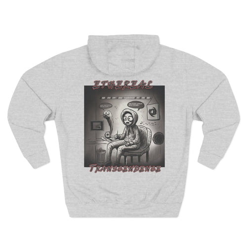 Fleece Hoodie - Existential Crisis Design "School boy"