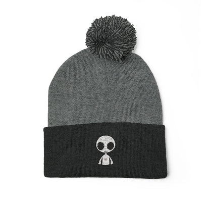 Ethereal Transcendence pom-pom knit cap