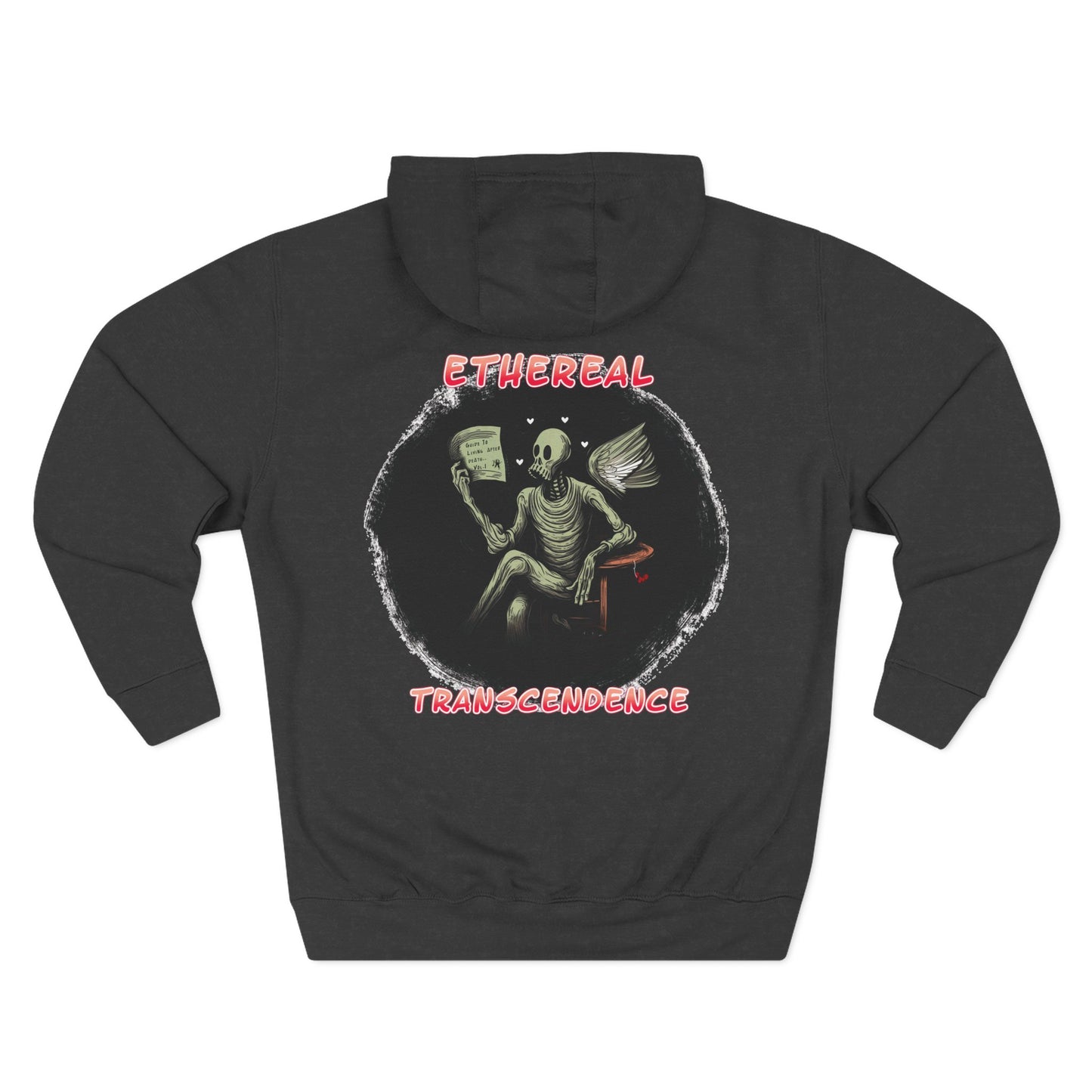 Fleece Hoodie - Existential Crisis Design "How to be Human"