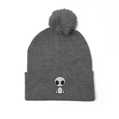 Ethereal Transcendence pom-pom knit cap